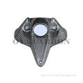 Carbon Fiber Key Hole Cover Silver Mesh